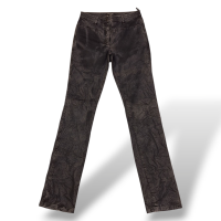 Calça Chanel Jeans Estampa Texturizada - 36