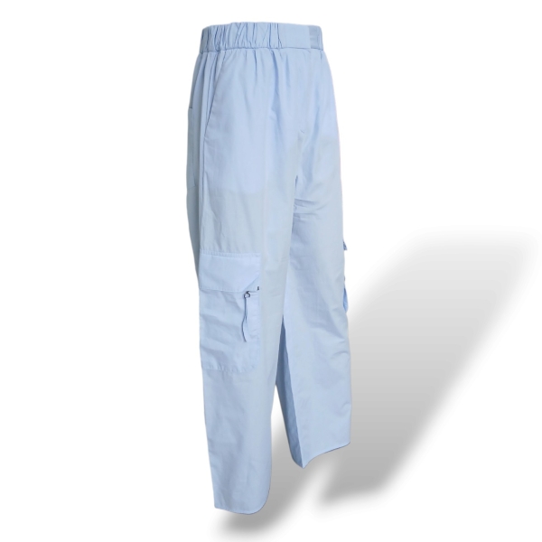 Calça Cris Barros Tecido Azul - 38