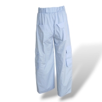 Calça Cris Barros Tecido Azul - 38