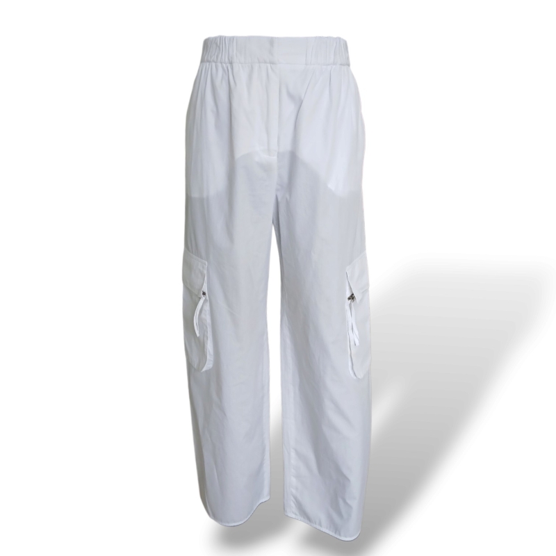 Calça Cris Barros Tecido Branco - 38 