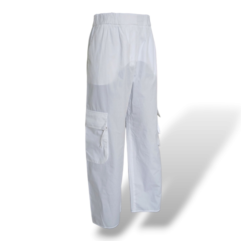 Calça Cris Barros Tecido Branco - 38 