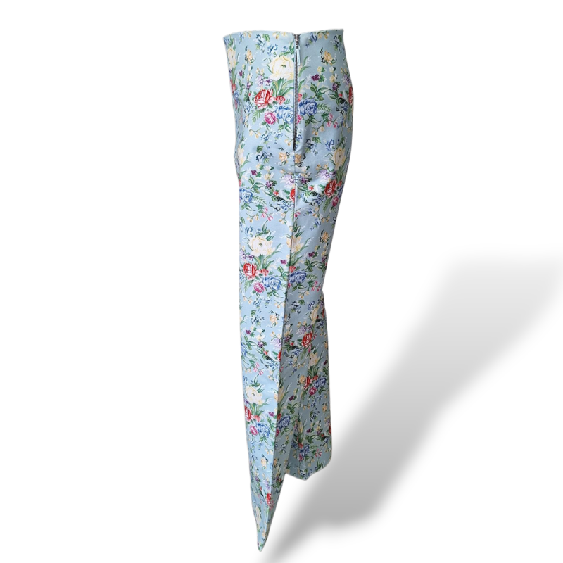 Calça Cris Barros Florida Azul Clara-38 Calça Cris Barros Florida Azul Clara-38