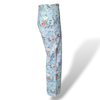 Calça Cris Barros Florida Azul Clara-38 Calça Cris Barros Florida Azul Clara-38