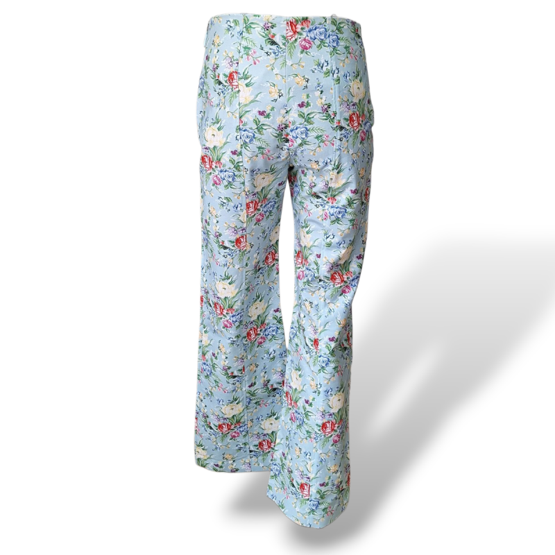 Calça Cris Barros Florida Azul Clara-38