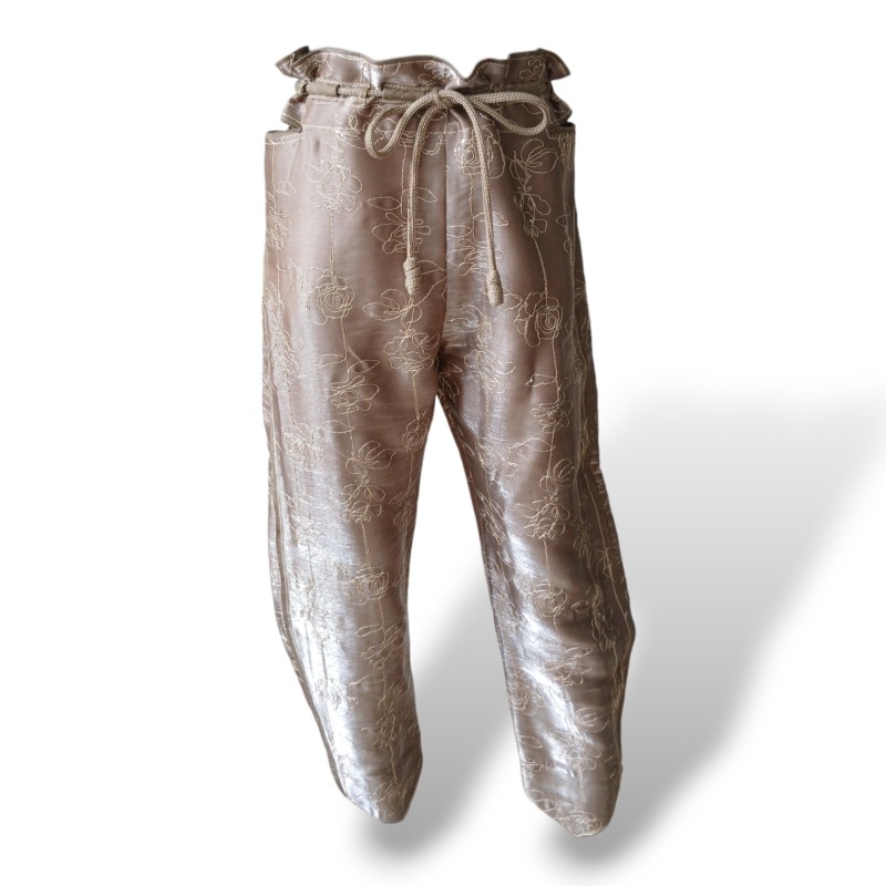 Calça De Goeye de Organza Verde-38