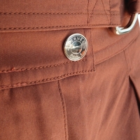 Calça Hermès Tecido Marrom - 36 Calça Hermès Tecido Marrom - 36