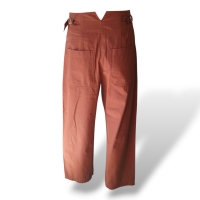 Calça Hermès Tecido Marrom - 36 Calça Hermès Tecido Marrom - 36