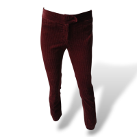 Calça Isabel Marant Veludo Cotele Vinho - 36