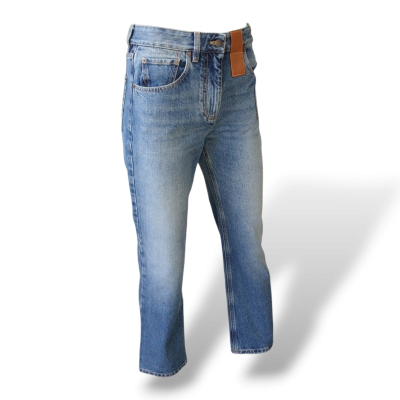 Calça Louis Vuitton Jeans Monograma Patch 
