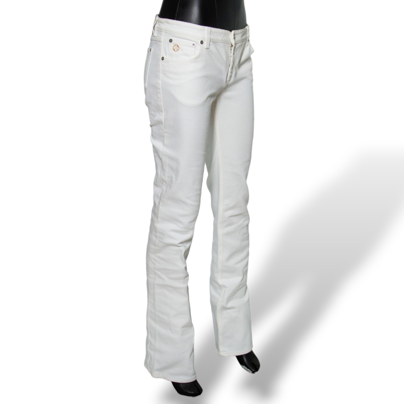Calça Louis Vuitton Jeans Branca - 36 Calça Louis Vuitton Jeans Branca - 36