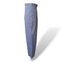 Calça Maria De La Orden Xadrez Azul - P Calça Maria De La Orden Xadrez Azul - P