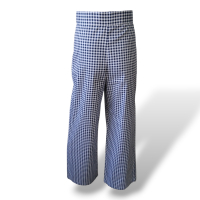 Calça Maria De La Orden Xadrez Azul - P Calça Maria De La Orden Xadrez Azul - P