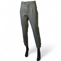 Calça NK Store Couro Verde-38