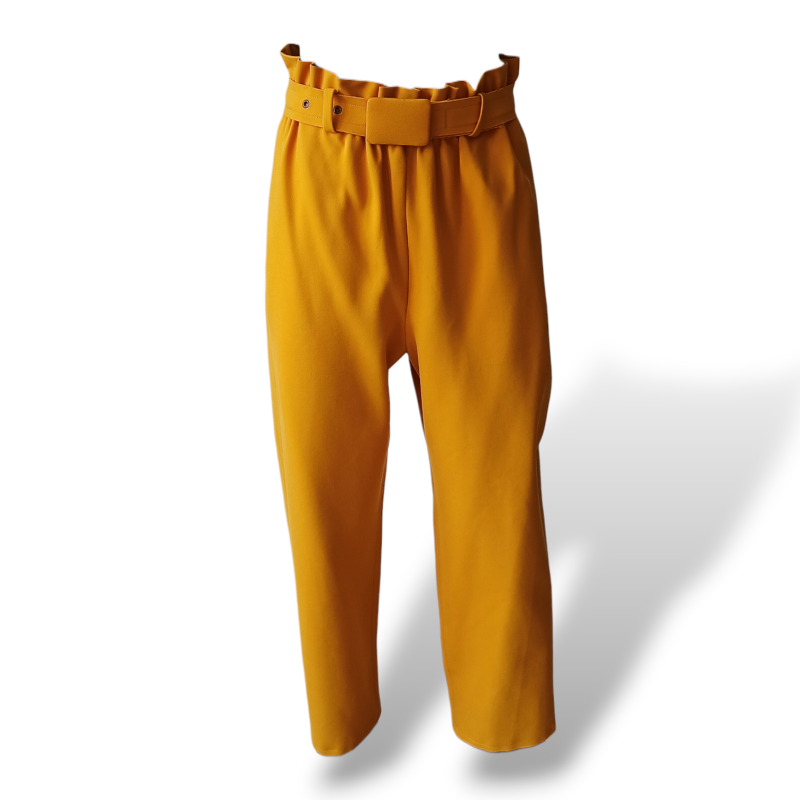 Calça Paula Raia Mostarda - 36 