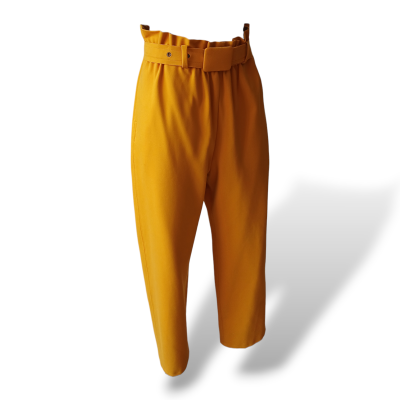 Calça Paula Raia Mostarda - 36 