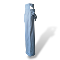 Calça Paula Raia Tecido Azul - 38 Calça Paula Raia Tecido Azul - 38