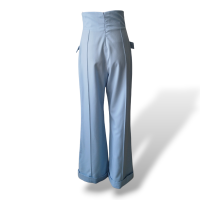 Calça Paula Raia Tecido Azul - 38 Calça Paula Raia Tecido Azul - 38