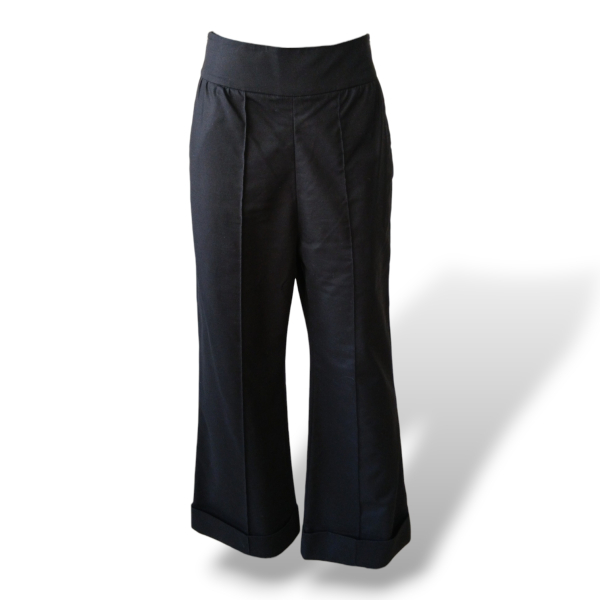 Calça Paula Raia Tecido Preto - 40 