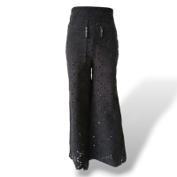 Calça Paula Raia Tecido Preto - 38 Calça Paula Raia Tecido Preto - 38