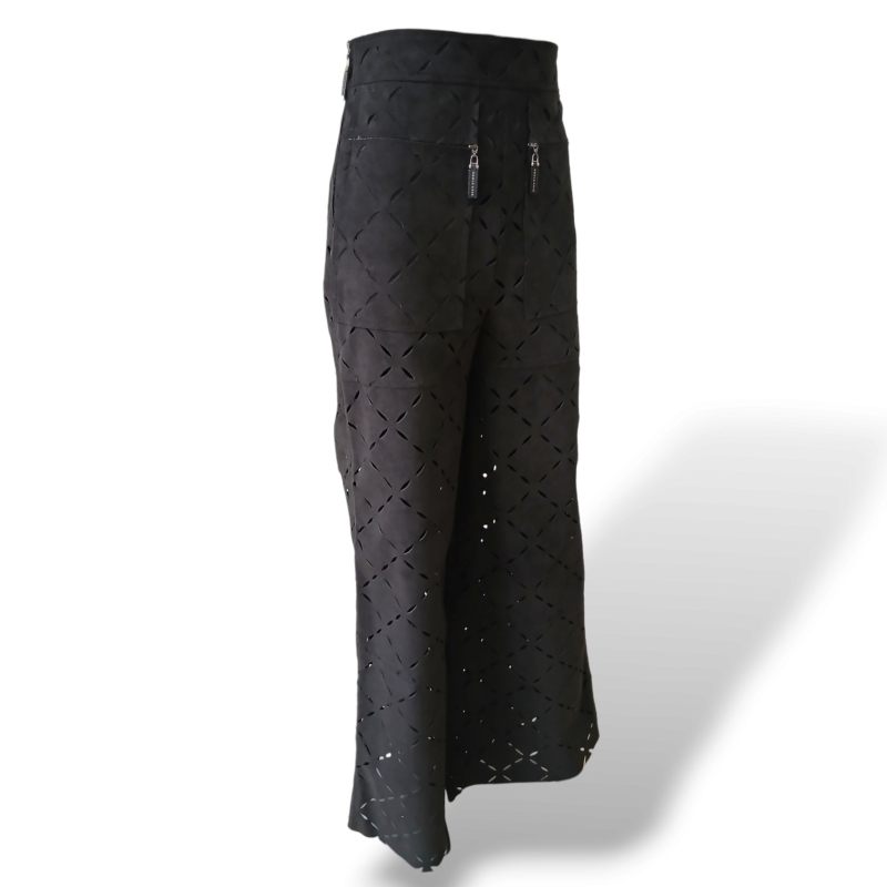 Calça Paula Raia Tecido Preto - 38 