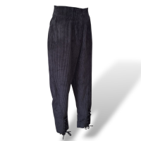 Calça Paula Raia em Veludo Cotelê Preto-36 Calça Paula Raia em Veludo Cotelê Preto-36