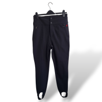 Calça Perfect Moment Ski Preta com Lista Branca Lateral - M