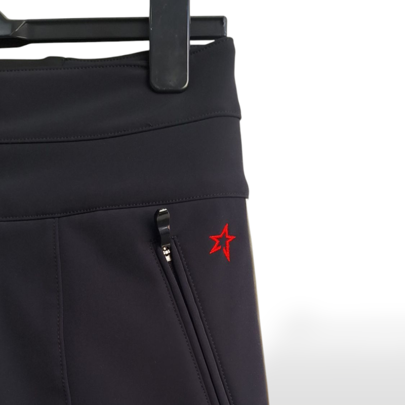 Calça Perfect Moment Ski Preta com Lista Branca Lateral - M Calça Perfect Moment Ski Preta com Lista Branca Lateral - M