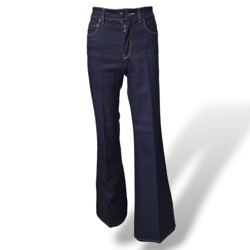 Calça Prada Jeans Flare-36 Calça Prada Jeans Flare-36