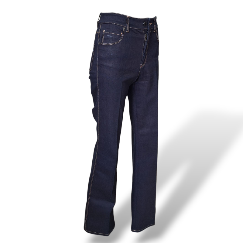 Calça Prada Jeans Flare-36 Calça Prada Jeans Flare-36