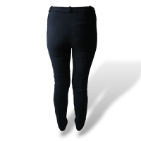 Calça Emílio Pucci Preta Bordada na Lateral-38