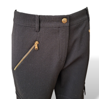 Calça Emilio Pucci Preta com Detalhes Dourados-36