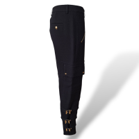 Calça Emilio Pucci Preta com Detalhes Dourados-36