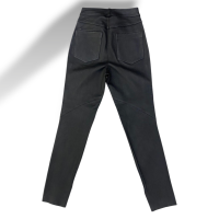 Calça NK Store de Couro Preta -38