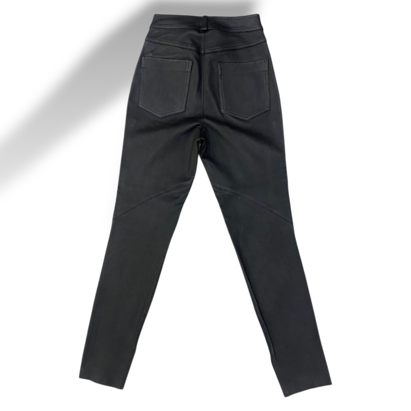 Calça NK Store de Couro Preta -38 Calça NK Store de Couro Preta -38