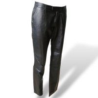 Calça Red Valentino de Couro Preta-40