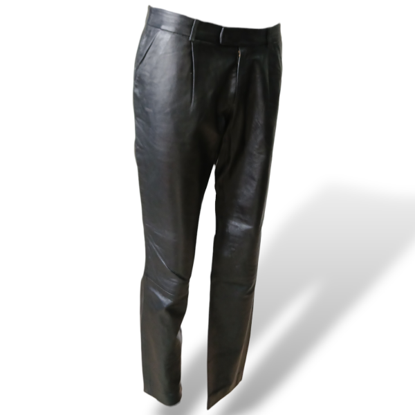 Calça Red Valentino de Couro Preta-40