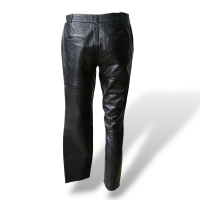 Calça Red Valentino de Couro Preta-40