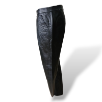 Calça Red Valentino de Couro Preta-40