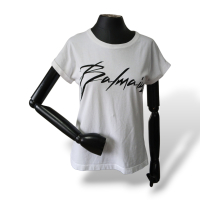 Camiseta Balmain Tecido Branco - P Camiseta Balmain Tecido Branco - P
