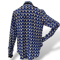 Camisa BoBô Estampada Azul-M Camisa BoBô Estampada Azul-M