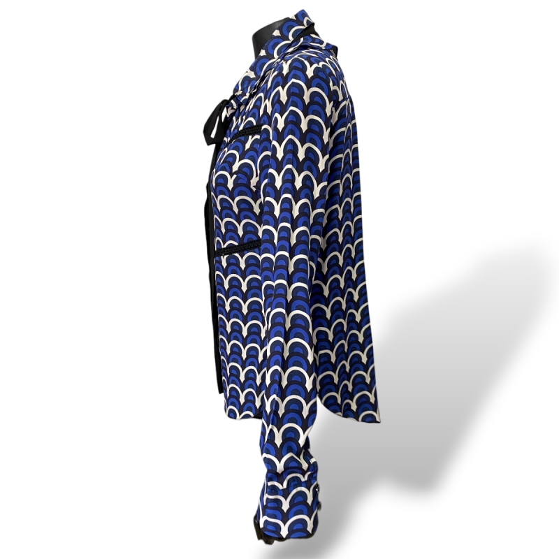 Camisa BoBô Estampada Azul-M