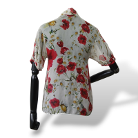 Camisa Dolce & Gabbana Off White Florida - 36