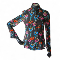 Camisa Emporio Armani de Crepe de Seda Estampada-38