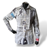 Camisa Moschino Jornal-42