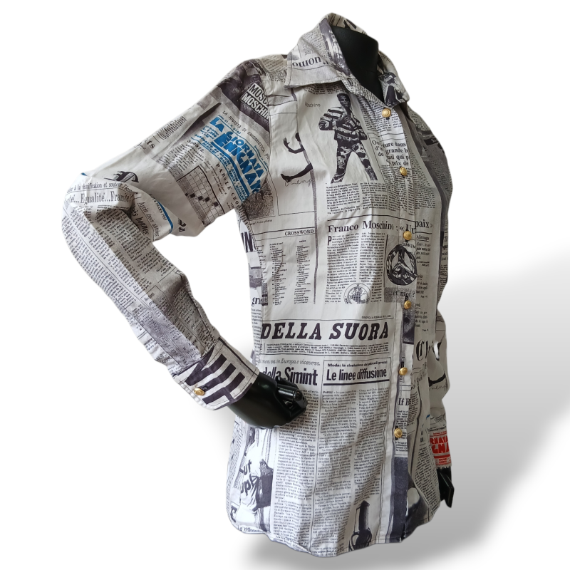 Camisa Moschino Jornal-42