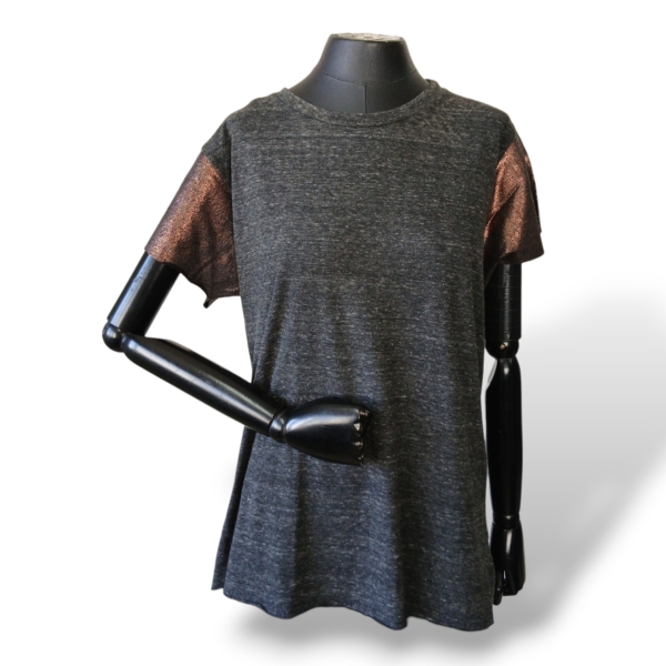 Camiseta Talie NK Tecido Cinza - G 