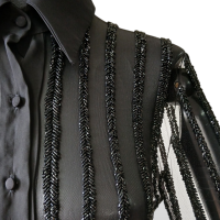 Camisa Patricia Bonaldi Bordada Preta - 38