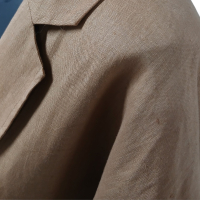Camisa Paula Raia Linho Caramelo - 38 Camisa Paula Raia Linho Caramelo - 38