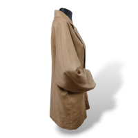 Camisa Paula Raia Linho Caramelo - 38 Camisa Paula Raia Linho Caramelo - 38