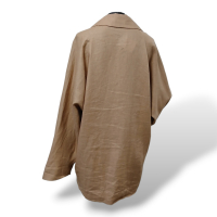 Camisa Paula Raia Linho Caramelo - 38 Camisa Paula Raia Linho Caramelo - 38